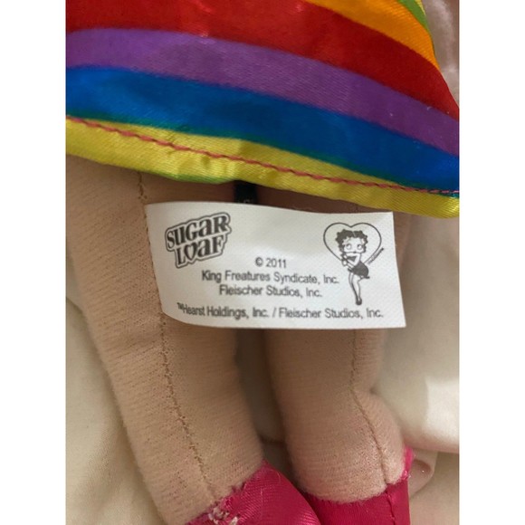 Betty Boop 2011 Valentines “Rainbow” Doll by Sugar Loaf. 16’ NWT - Picture 7 of 8
